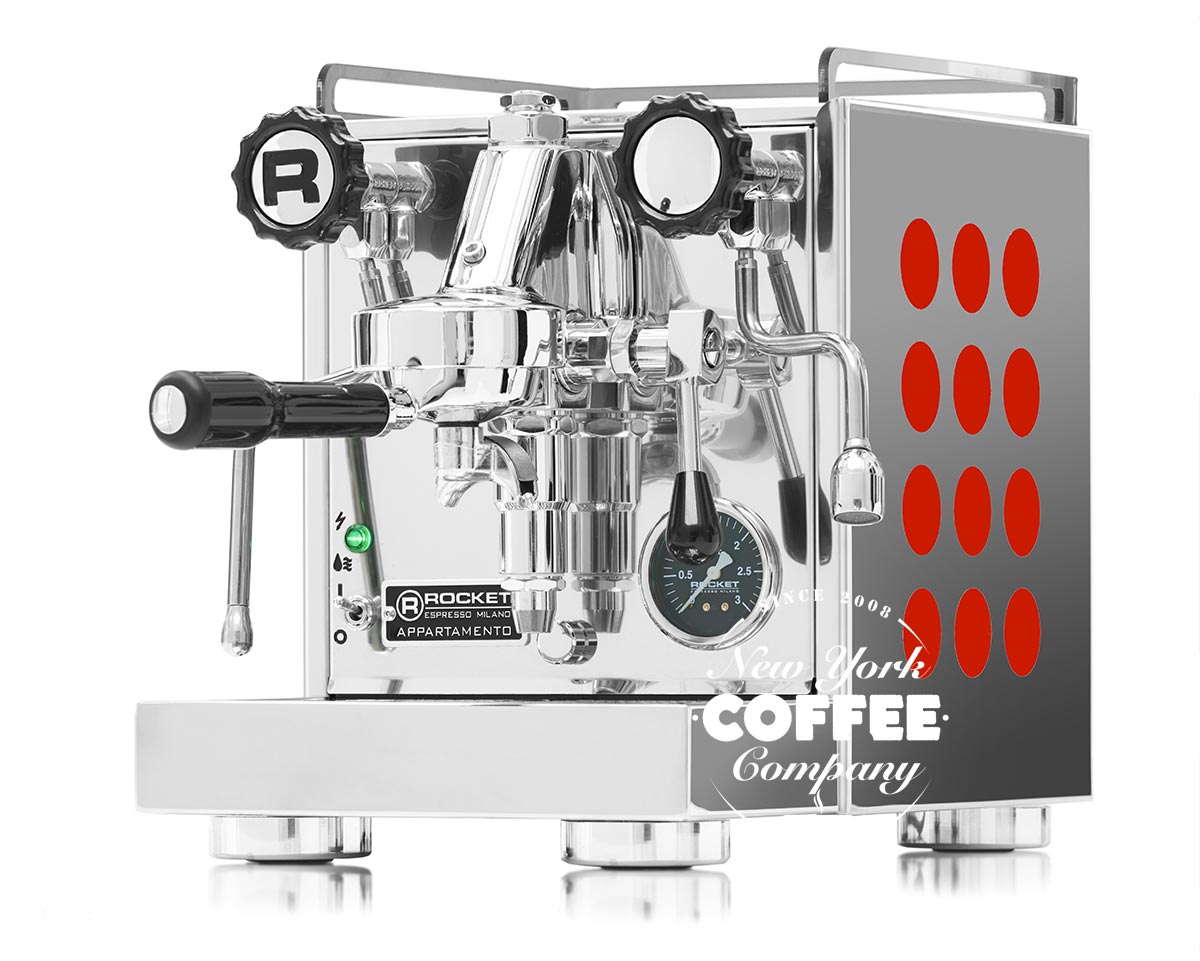 Rocket Appartamento Espressomaskin röd