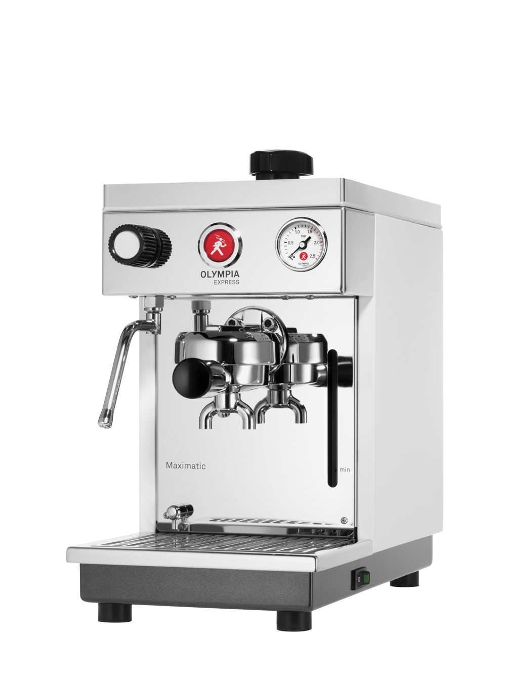 Olympia Express Maximatic White espressomaskin i vit färg