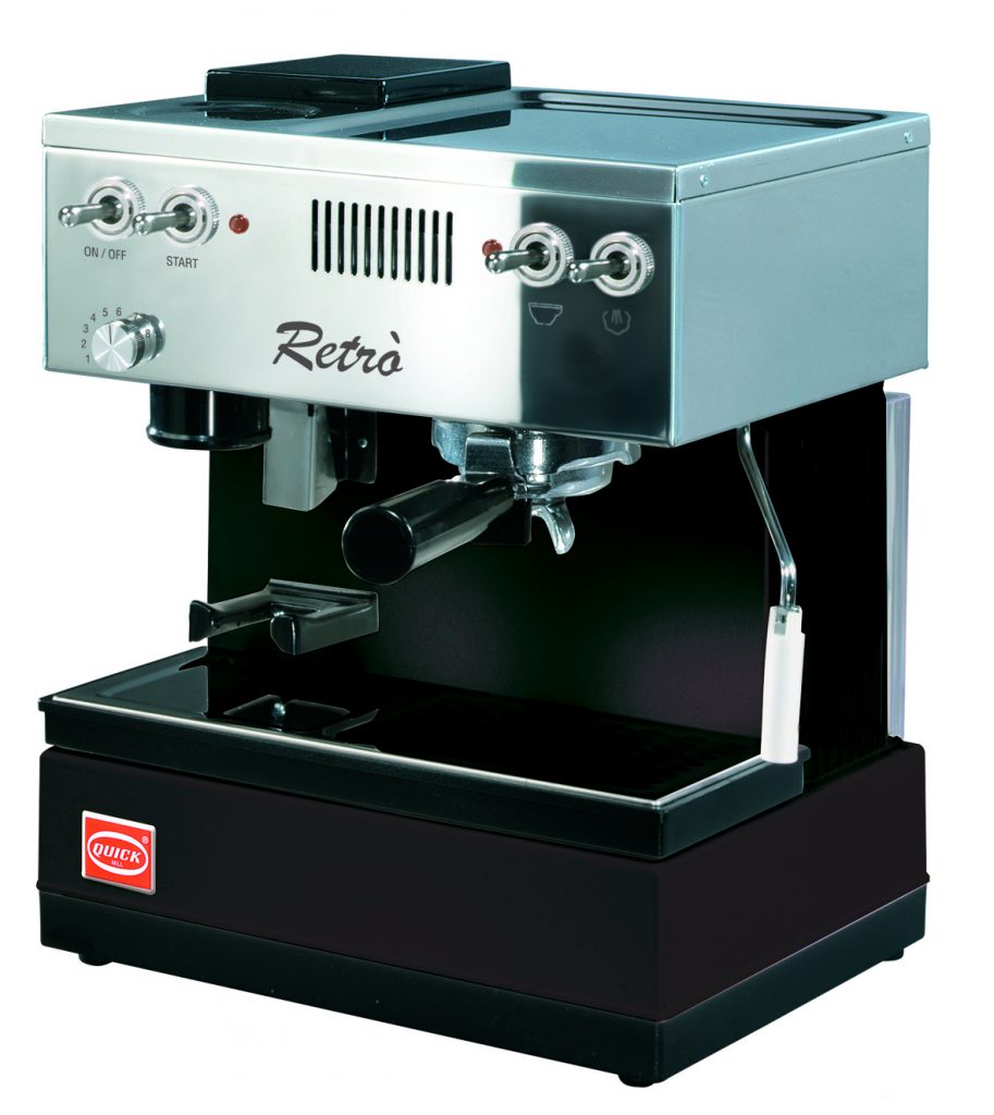 Quick Mill 0835 Retro Espressomaskin Svart