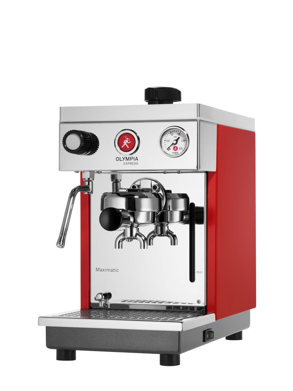 Olympia Express Maximatic Red Espressomaskin