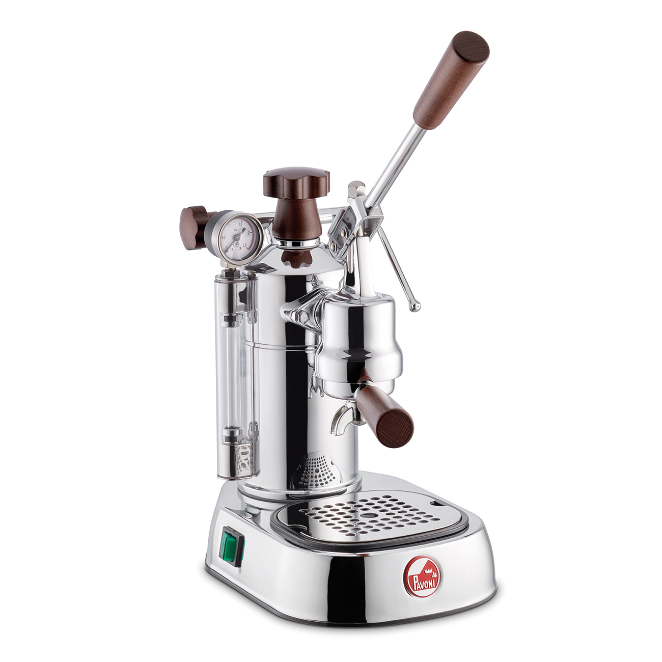 La Pavoni Professional Lusso Espressomaskin med trähandtag
